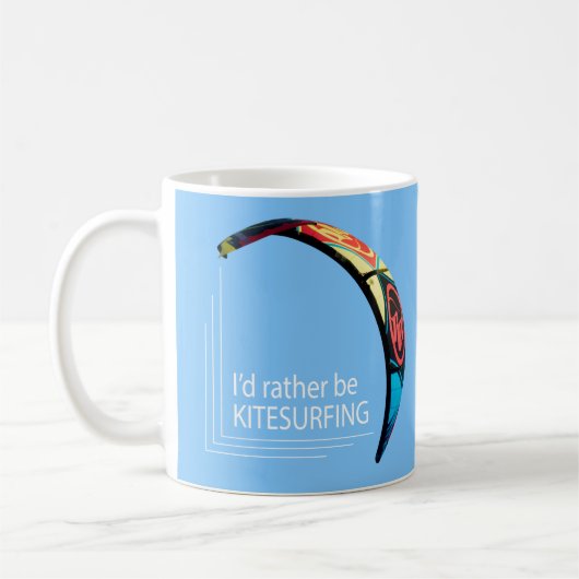 Kitesurfing Kaffeetasse (Links)