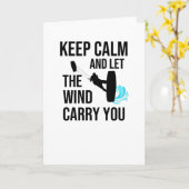 Kitesurfing Kiteboarding Kitesurfer Kiteboarder Karte (Gelbe Blume)