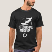 Kitesurfing Mode Kite Learning T-Shirt (Vorderseite)