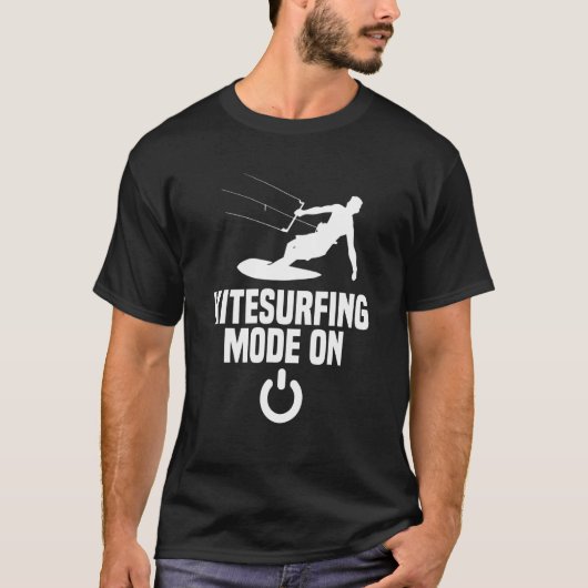 Kitesurfing Mode Kite Learning T-Shirt (Vorderseite)