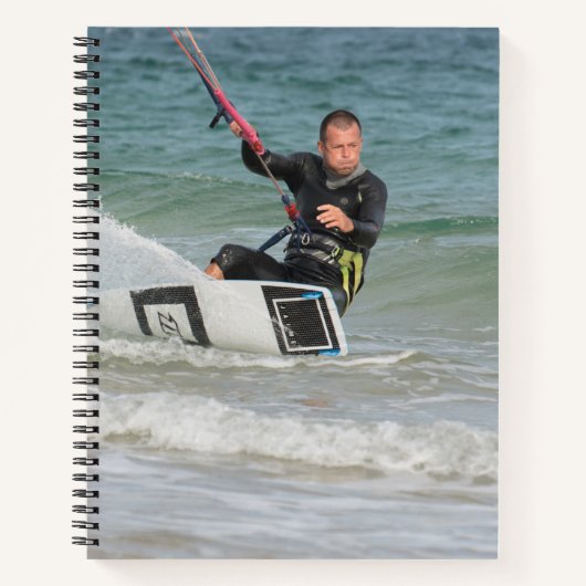Kitesurfing Notizblock (Vorderseite)