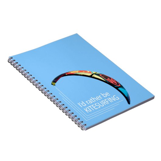 Kitesurfing Notizblock (Rechte Seite)