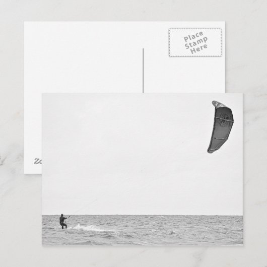 Kitesurfing - Postkarte (Vorne/Hinten)