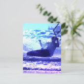 Kitesurfing Postkarte (Stehend Vorderseite)