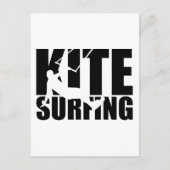 Kitesurfing Postkarte (Vorderseite)