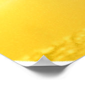 Kitesurfing Silhouette Poster (Ecke)