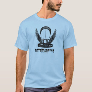 Kitesurfing Stifttinte, die Kunst-T - Shirt