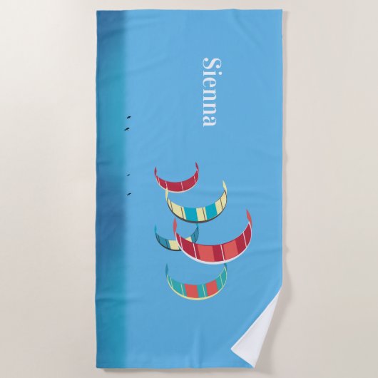 Kitesurfing Strandtuch (Vorderseite)