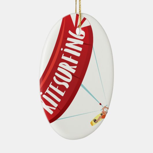 Kitesurfing Typ Keramikornament (Rechts)