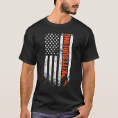 Kitesurfing us flag kiteboard essential kite sport T-Shirt (Vorderseite)