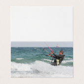 Kitesurfing Visitenkarten (Außenseite Aufgefaltet)