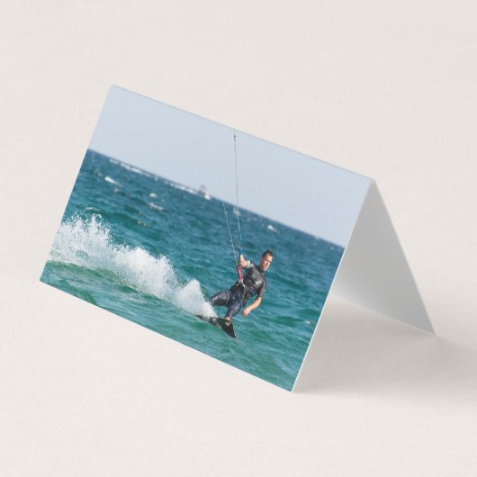 Kitesurfing Visitenkarten (Vorderseite)