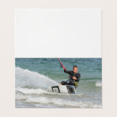Kitesurfing Visitenkarten (Außenseite Aufgefaltet)
