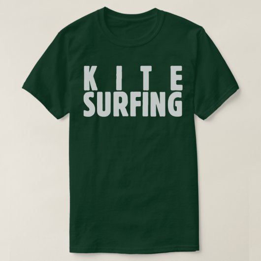 Kitesurfing weiß T-Shirt (Design vorne)