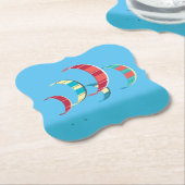 Kitesurfpapier-Untersetzer Untersetzer (angewinkelt)