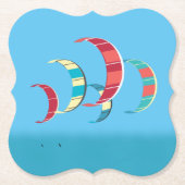 Kitesurfpapier-Untersetzer Untersetzer (Vorderseite)