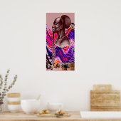 Kitete, Kikongo Bantu, Chief-Africa-1800s Poster (Küche)