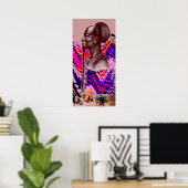 Kitete, Kikongo Bantu, Chief-Africa-1800s Poster (Heimbüro)