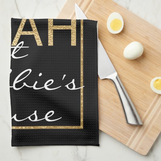 Kitetücher Chanukah Gold Geschirrtuch (Viertel Falte)