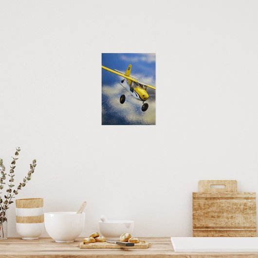 Kitfox oberhalb See Poster (Küche)