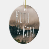 Kith & Kin Logo-Ornament Keramik Ornament (Rechts)