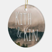 Kith & Kin Logo-Ornament Keramik Ornament (Links)