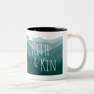 Kith & Kin Logo-Tasse Zweifarbige Tasse