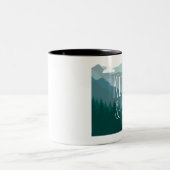 Kith & Kin Logo-Tasse Zweifarbige Tasse (Mittel)