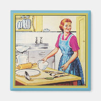 Kitsch 1950s Vintage Baking Housewife