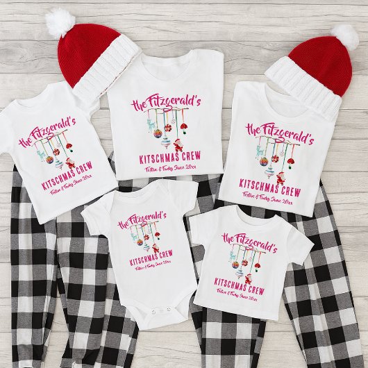 Kitsch Christmas | Familienurlaub T-Shirt