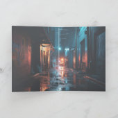 Kitsch Christmas Scene Card Dankeskarte (Innenseite)