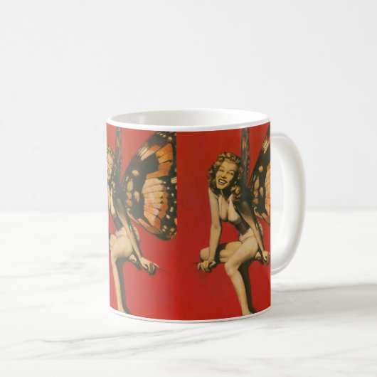 Kitsch Vintag Fairy Tasse (VorderseiteRechts)