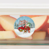 Kitsch Vintage Weihnachten Etiketten (Befestigt)