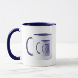 Kitschen Fatty 5th Dimension Logo Tasse Deli Blue