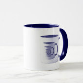 Kitschen Fatty 5th Dimension Logo Tasse Deli Blue (VorderseiteRechts)