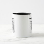 Kitschen Fatty 5th Dimension Logo Tasse Schwarz (Zentrum)