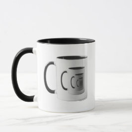 Kitschen Fatty 5th Dimension Logo Tasse Schwarz
