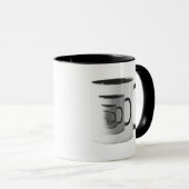 Kitschen Fatty 5th Dimension Logo Tasse Schwarz (VorderseiteRechts)