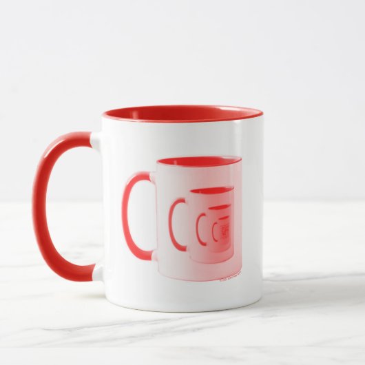 Kitschen Fatty 5th Dimension Logo Tassen Diner Red (Links)