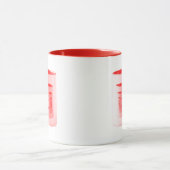 Kitschen Fatty 5th Dimension Logo Tassen Diner Red (Zentrum)