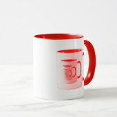 Kitschen Fatty 5th Dimension Logo Tassen Diner Red (VorderseiteRechts)