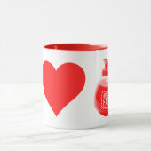 Kitschen Fatty Coffee Lover Tasse Diner Red (Zentrum)