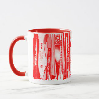 Kitschen Fatty Desk Tasse Diner Red
