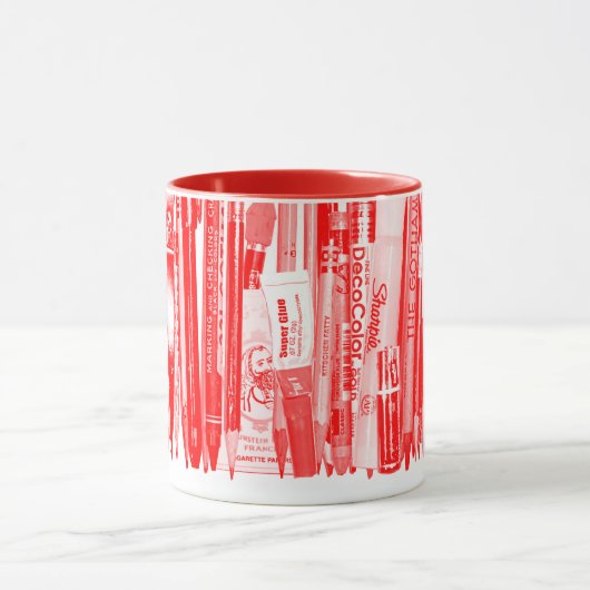 Kitschen Fatty Desk Tasse Diner Red (Zentrum)