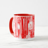 Kitschen Fatty Desk Tasse Diner Red (Vorderseite Links)