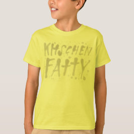 KItschen Fatty Greasy Logo Kid's T - Shirt Gelb