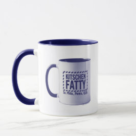 Kitschen Fatty Kitschen Fatty Logo Tasse Tasse Blu
