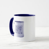 Kitschen Fatty Kitschen Fatty Logo Tasse Tasse Blu (Vorderseite Links)