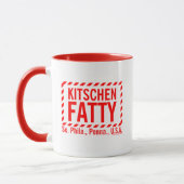 Kitschen Fatty Logo Tassen Diner Red (Links)