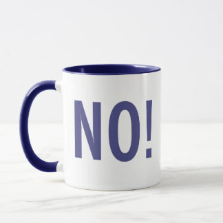 Kitschen Fatty NEIN! Tasse Deli Blau